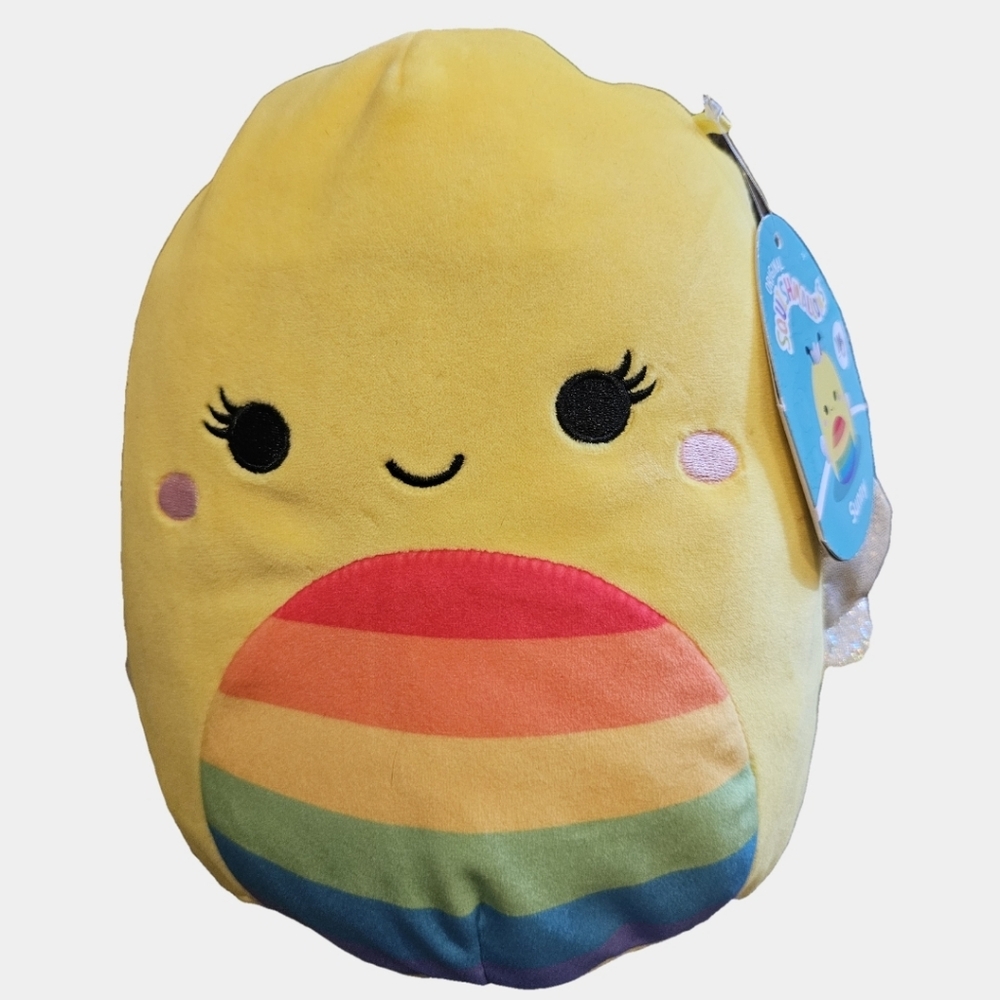 Squishmallows 10 Inch Sunny The Rainbow Queen Bee Plush Toy NWT